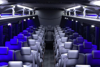Duluth Charter Bus Interior